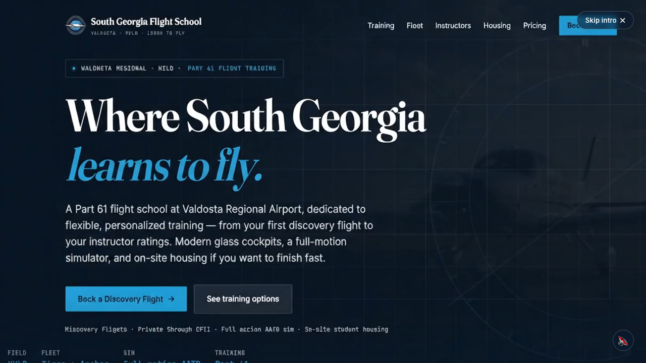 South Georgia Flight School website